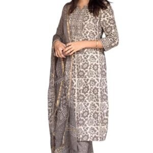 Printed Straight Kurta and Pant