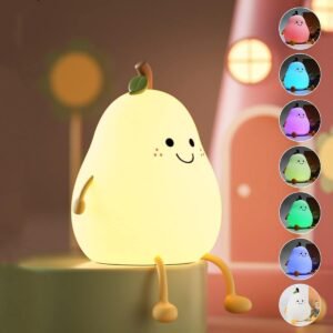 Silicone Pear Night Lamp