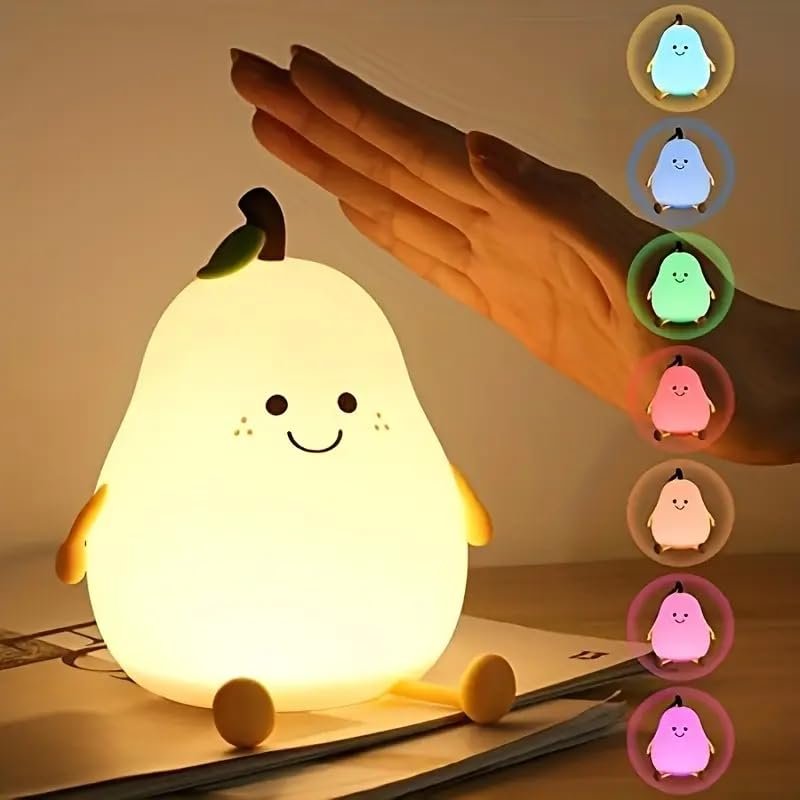 Pear Night Light Lamp for Bedroom