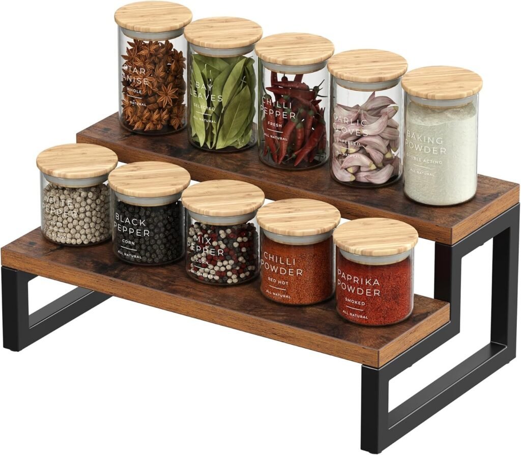 Wood Spice Rack Shelf