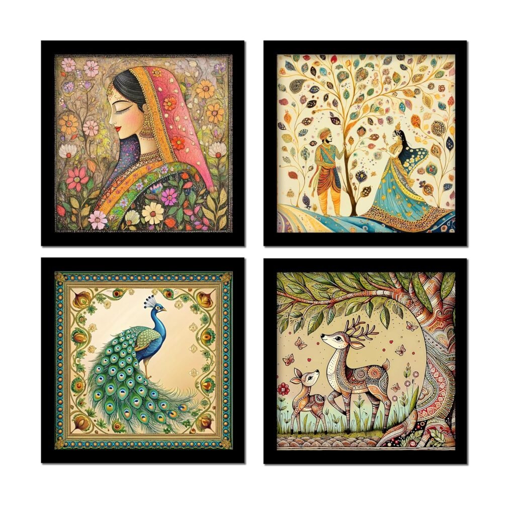 Madhubani Art Framed Painting